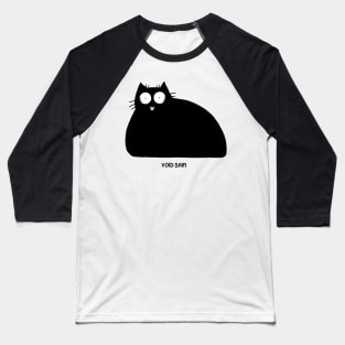 Cartoon Cat Void Sam Baseball T-Shirt